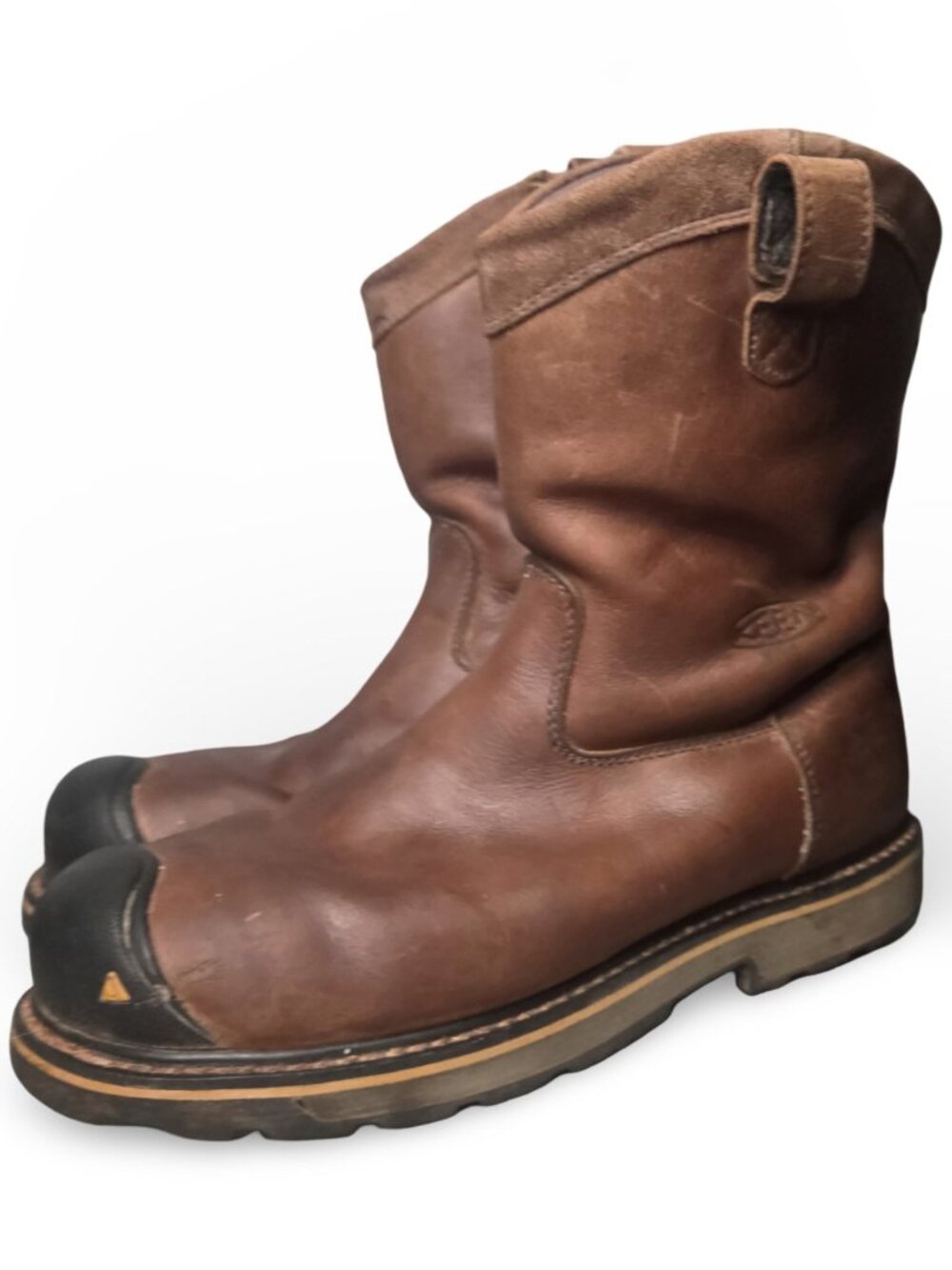 KEEN Utility Dallas Wellington Steel Toe Waterproof Work Boots Mens Size 14